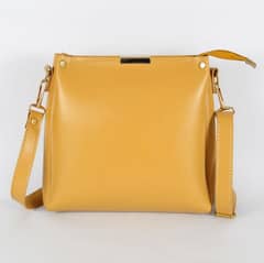 Girl’s Rexine Plain Hand Bag