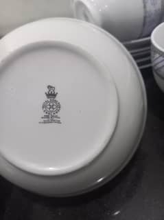 54 pieces marble dinner set