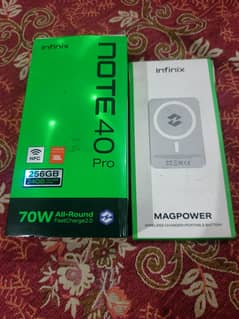 infinix note 40 pro 12+12/256 new candetion