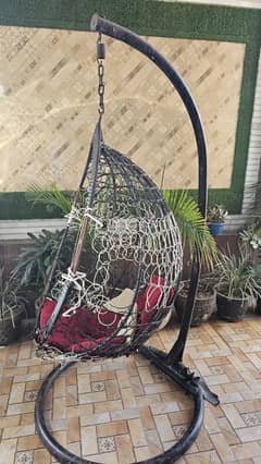 Jhoola Swing Chair Cradle Egg shape Indoor/Outdoor