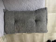 Sofa cum bed with two side cushions and cover for sale .
