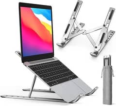 Premium Alinum Adjustable Laptop Stand – Ergonomic, Foldable