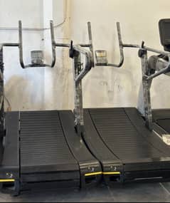 Manual Curve Treadmils || Elliptiicals || Benches || Butt Fitness