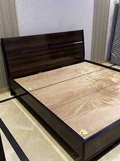 King Size New Double Bed with side Tables