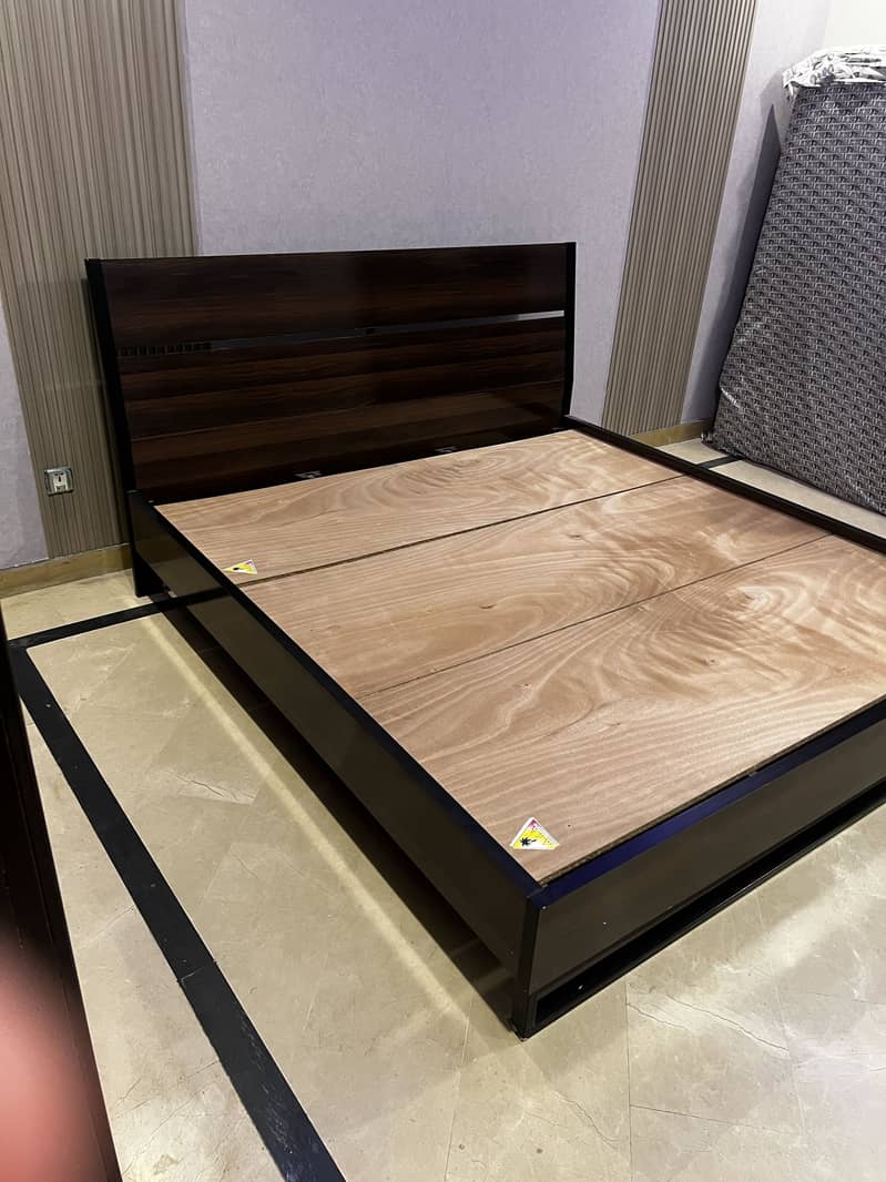 King Size New Double Bed with side Tables 1