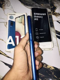 Samsung A12 with box and charger