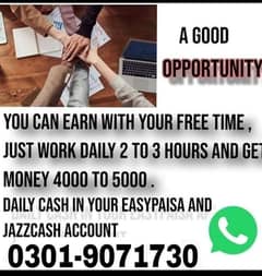 online earning, part time job.