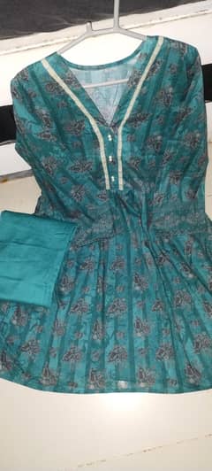 2pc stitch lawn