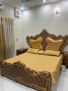 bed dressing side tables almost new