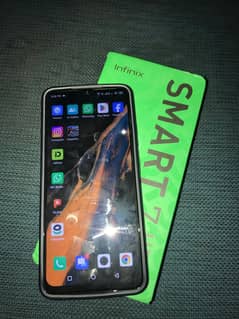 infinix smart 7 HD 4GB 64GB doul sim 4G LTE PTA complete saman