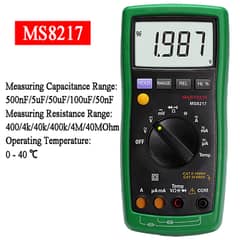MS8217 MASTECH DIGITAL MULTIMETER