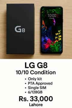 LG G8 ThinQ | 6/128GB | PTA Approved | 10/10 Condition" (03297536925)