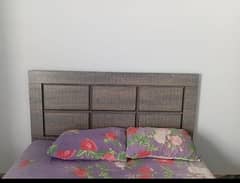 bed & cupboard with mattress