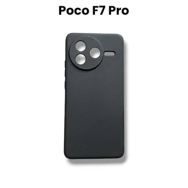 Poco F7 Pro Soft Matt Camera Protection Phone Case