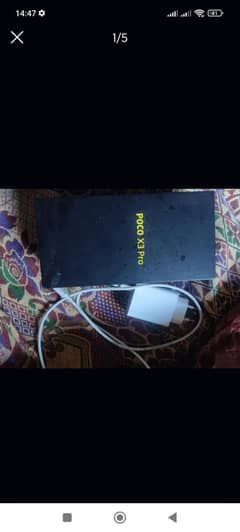 POCO X3 PRO 8/256  pubg beast hai 5160mah battery with box and charger