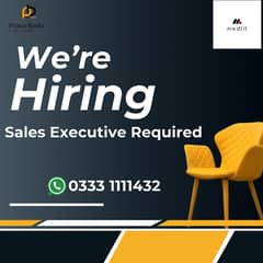 Sales Executive Required –