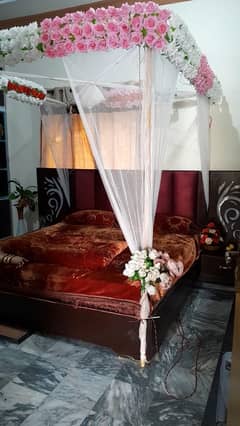 Bed And two side table