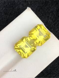 Natural yellow Lemon Quartz pair top quality 100% orignal guaranteed