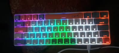 HXSV500 MECHANICAL KEYBOARD with blue switches