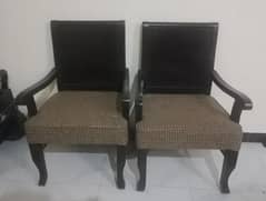 wooden chairs