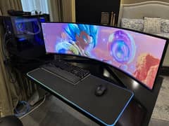 Gaming PC with RTX 4070 Super + Samsung G9 Monitor Beast Setup