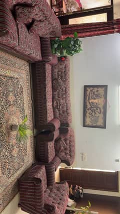 Sofa set good condition 7 seater