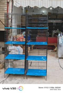2 by 1.5 cages available