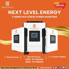 4kw pv-5000 x series sun saviour hybrid inverter