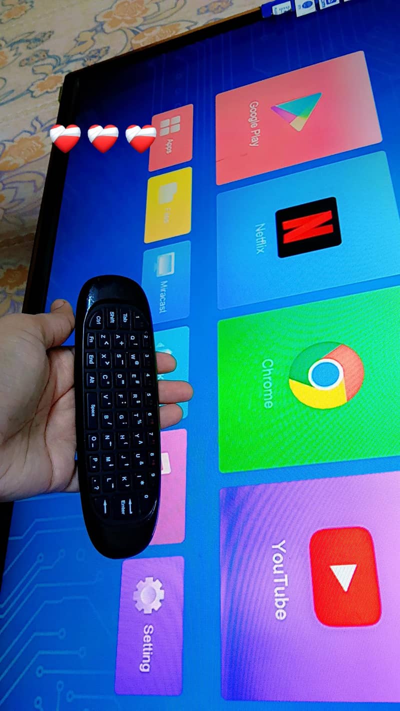 LCD wthi smart box divice kybord remot 3