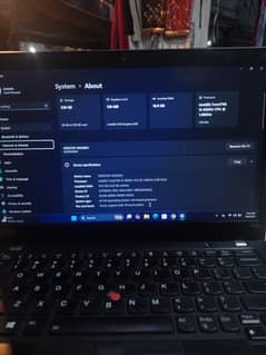 touch screen 8th generation  16gb 256 gb lenovo thinkpad laptop
