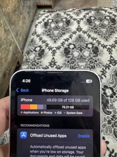Water pack phone all ok. 77 battery health non Pta JV