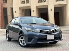 TOYOTA COROLLA 2014 KARACHI REGISTRATION GLI 1.3 2015 shape