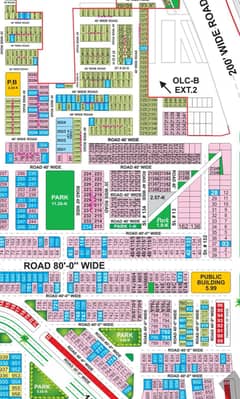 5 Marla Plot For Sale OLC-B Block Bahria Orchard