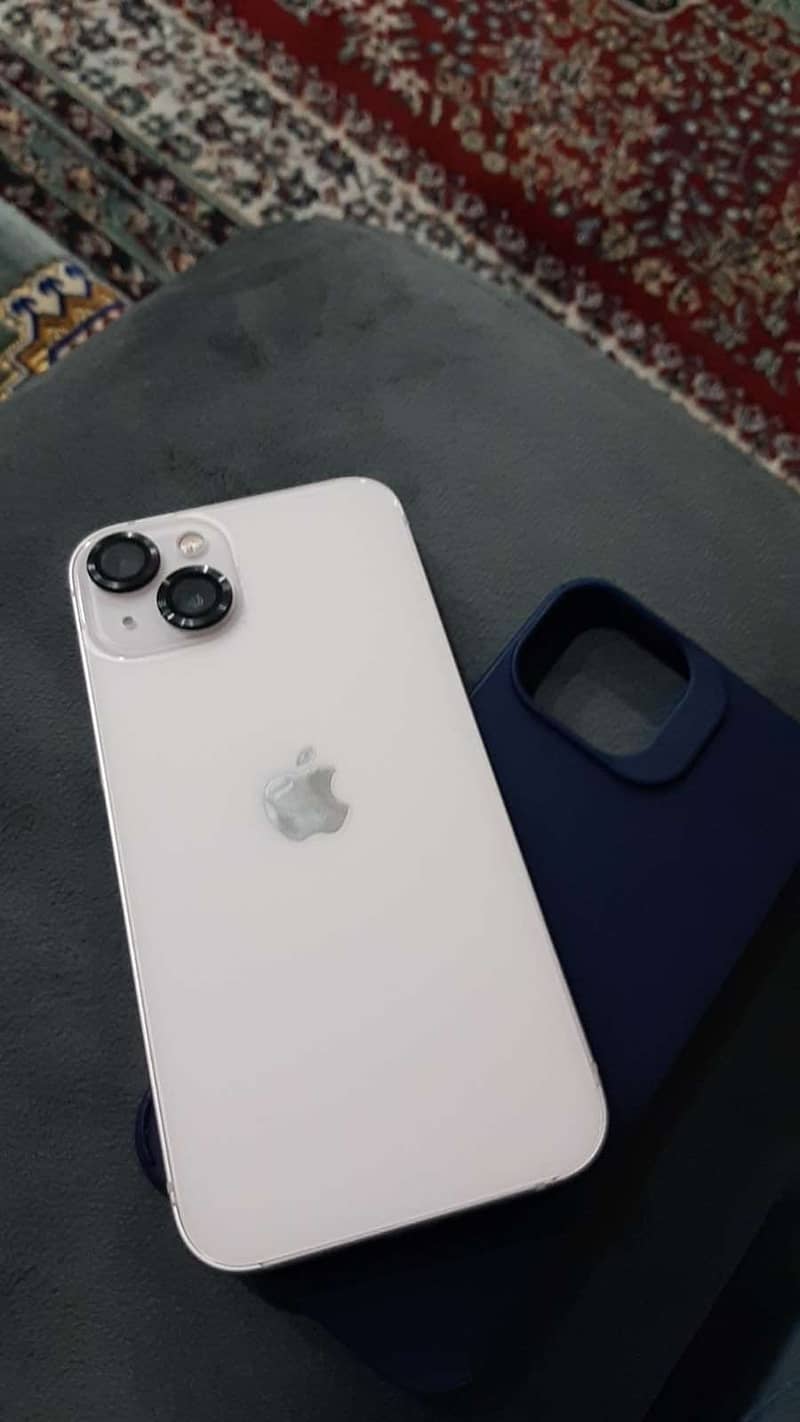 Iphone 13 white/pink 100 bh orignal pannel display 3