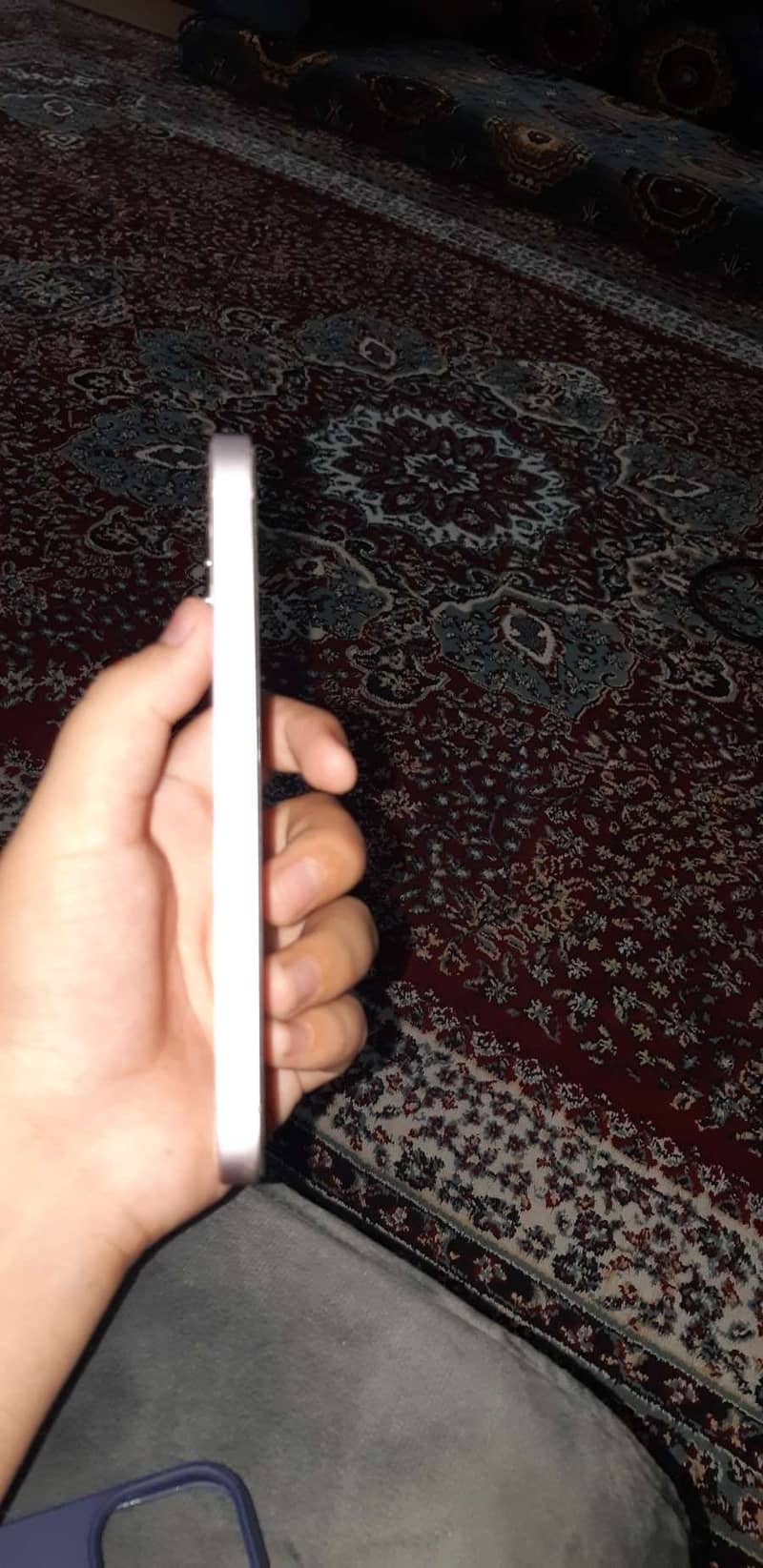 Iphone 13 white/pink 100 bh orignal pannel display 5