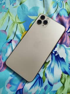 Iphone 11 Pro Max Golden Color 512gb Both Sim PTA with Box Charger