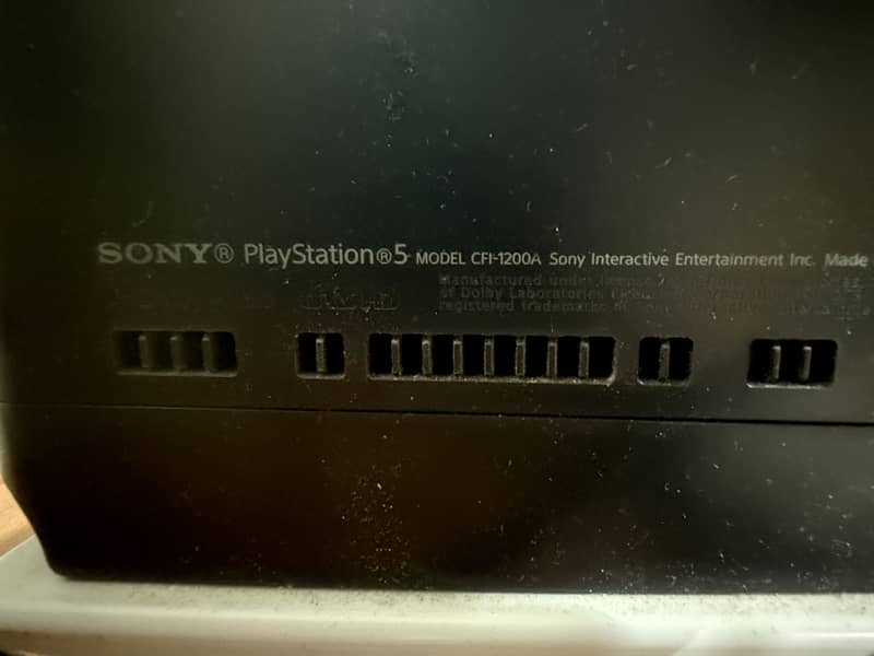 PS5 version CFI-1200A in excellent condition with 2 games and Monitor 8