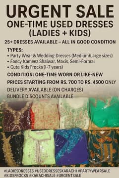 Dresses fancy Wedding Wear + Party Wear 