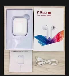 i16 Max Wireless Handsfree – HiFi Sound, Touch Control, Long Battery