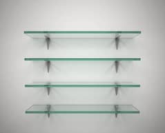 Used  12mm & 8mm Glass Shelves - Multiple Size | Bulk Available