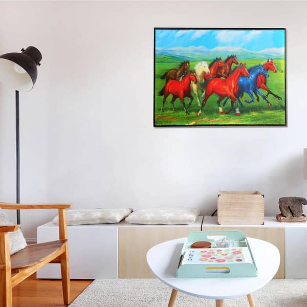 Wall Frames 5D Print Horse Wall Hanging Frame