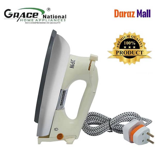 Grace National JPN 4100 Dry Iron with Temperature Control Dial for Various Fabrics