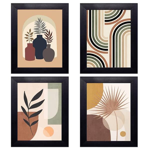 WonderMatics | Modern Minimalist Art Wall Hanging Photo Frames with Glass Front