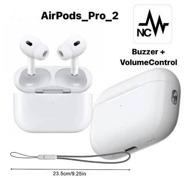 AirPods Pro (2nd Generation) Titanium Wireless Earbuds with Bluetooth 5.0 and High-Quality Sound