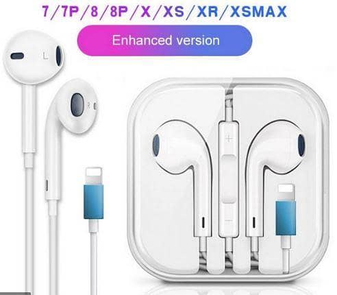 Original Pop-Up Lightning Headset for iPhone 7/8/X/XS/XR/11 Pro Hands-Free Use