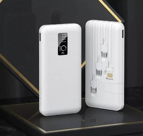 J CELL 10000mAh Power Bank - Fast Charging, Portable and Universal for All Devices