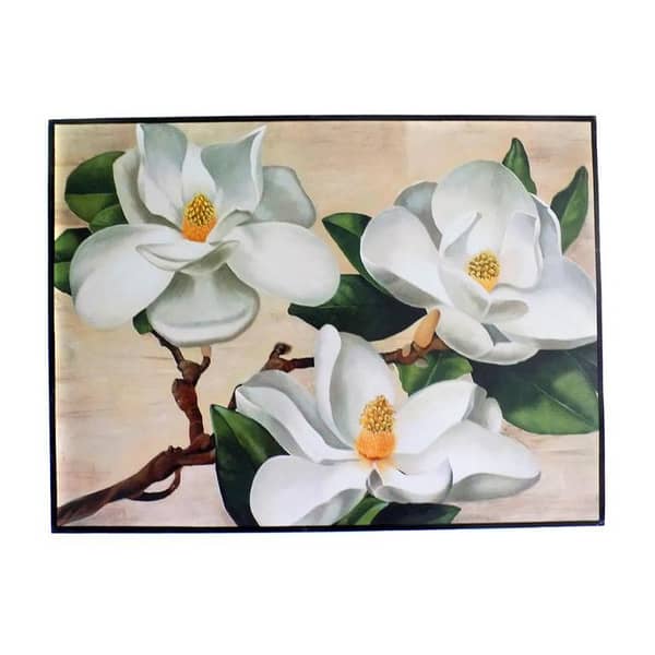 Floral Print Wall Frame Wooden Wall Hanging Frames