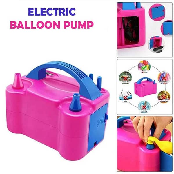 220V Electric Balloon Pump – Efficient Inflator with Dual Nozzles for Events and Parties