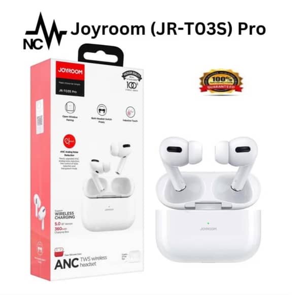 Joyroom JR-T03S Pro Earpods | Wireless Earbuds Offering HiFi Sound and Extended Battery Life