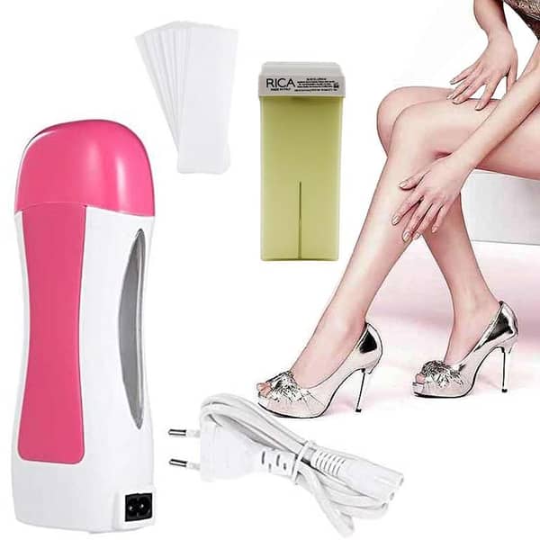 Effortless Hair Removal Roll-On Wax Heater Kit for Smooth, Silky Skin - Rica Wax Heater Kit Get Salon-Like Results at Home